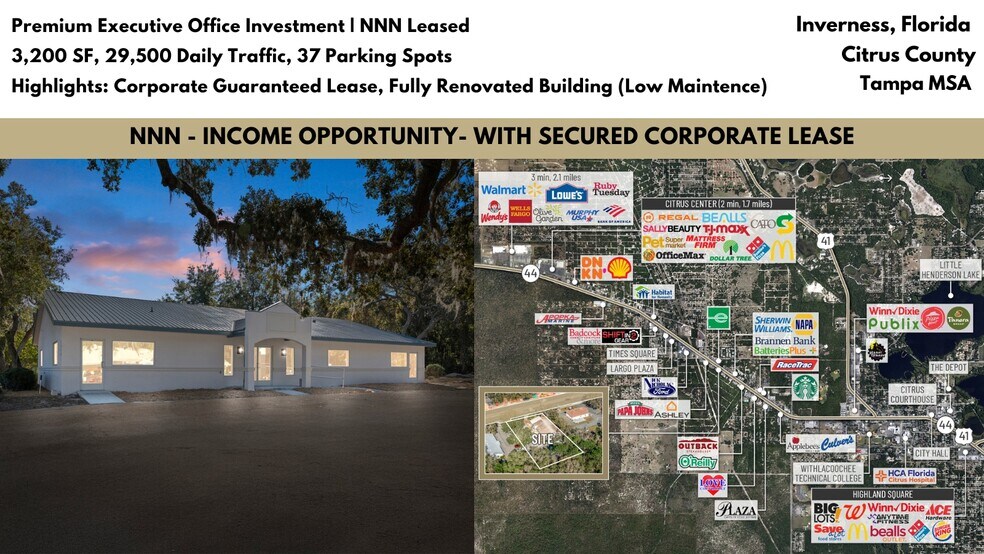 Primary Photo Of 2519 Highway 44 W, Inverness Office For Sale