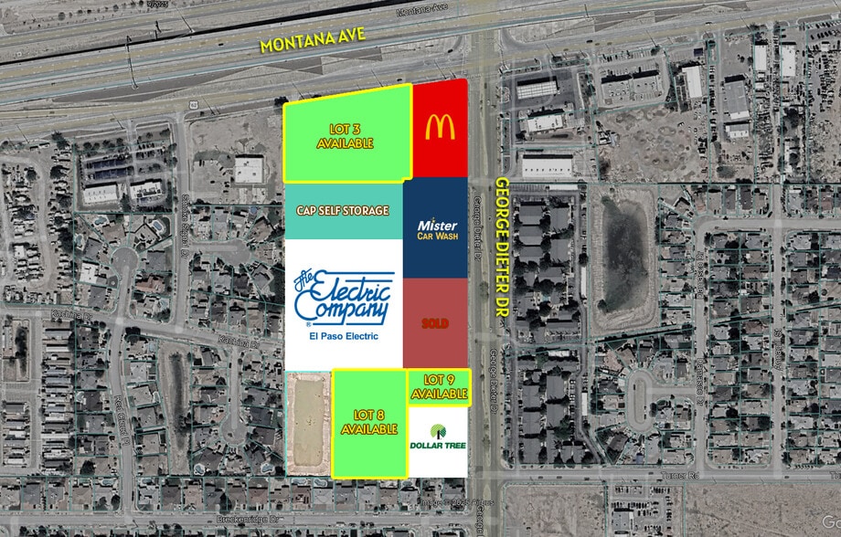 More Photos Of 3651 George Dieter Dr, El Paso Land For Sale