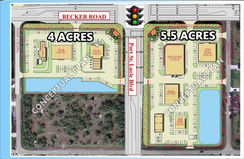 More Photos Of Becker Road & Port St. Lucie Blvd SW, Port Saint Lucie Land For Sale