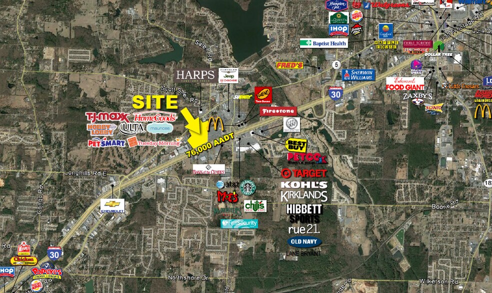 More Photos Of 20320 Interstate 30, Benton General Retail For Lease