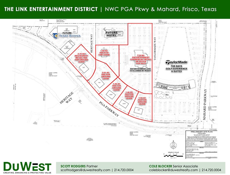 More Photos Of NWC PGA Pkwy & Mahard, Frisco Land For Sale
