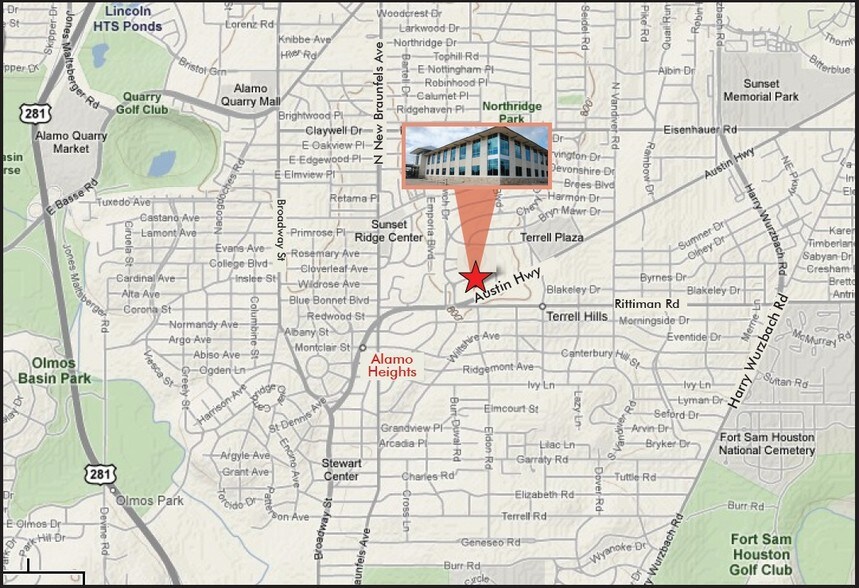 More Photos Of 1027 Austin Hwy, San Antonio Office For Lease