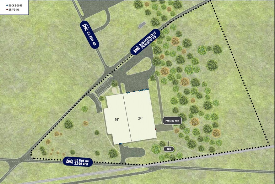 Primary Photo Of 5883 Robersonville Products rd, Robersonville Land For Lease