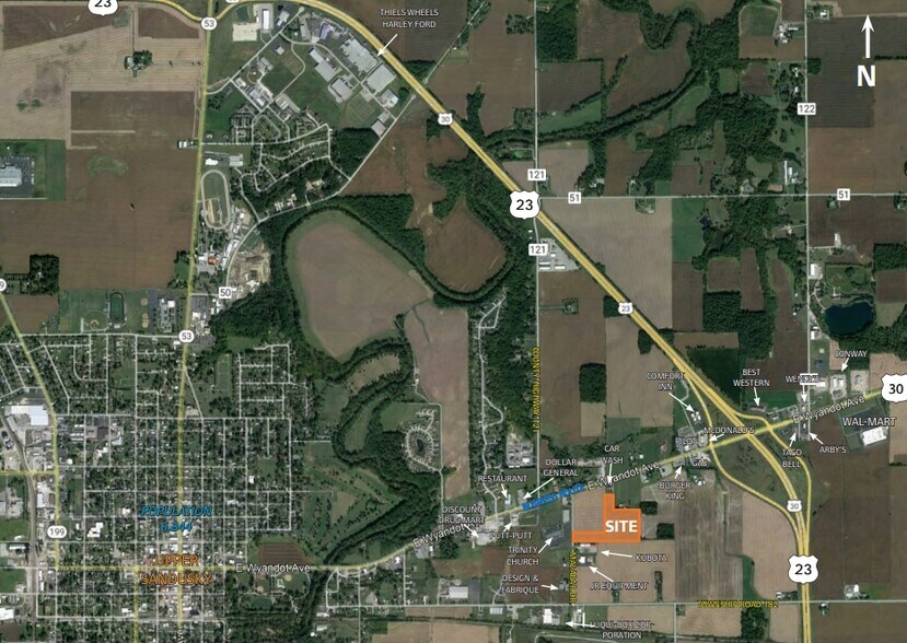More Photos Of E Wyandot Ave @ US 23, Upper Sandusky Land For Sale