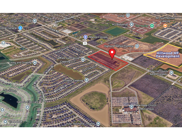 More Photos Of 3404 County Road 58, Manvel Land For Sale