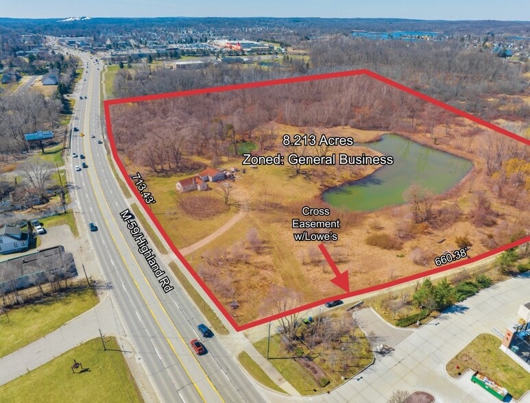 Primary Photo Of M-59 Hwy, White Lake Township Land For Sale