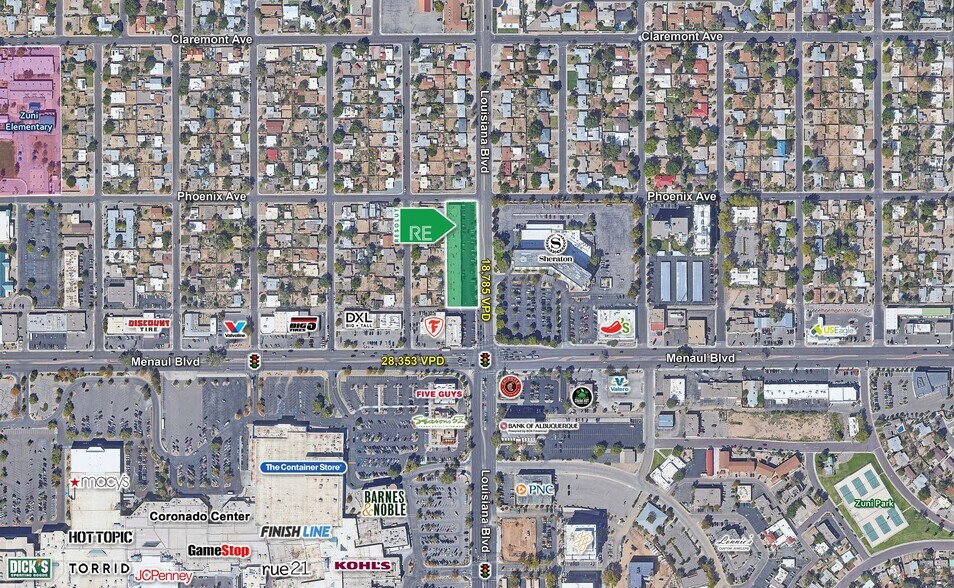 More Photos Of 2633-2685 Louisiana Blvd NE, Albuquerque Storefront For Lease