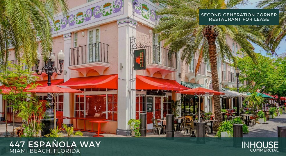 Primary Photo Of 447 Espanola Way, Miami Beach Restaurant For Lease