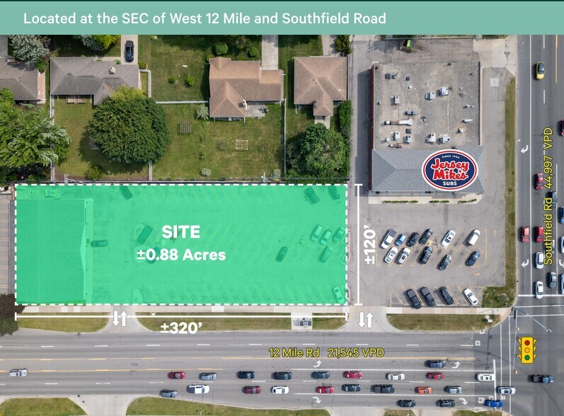 More Photos Of 17641 12 Mile Rd, Lathrup Village Land For Lease