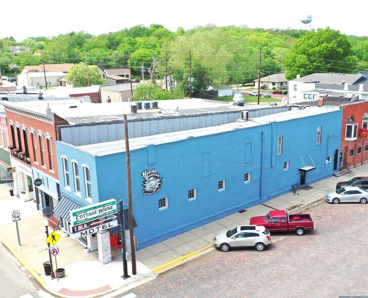 Primary Photo Of 200 W Main St, Council Grove Storefront Retail Residential For Sale