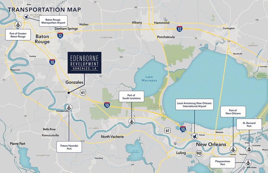 More Photos Of West Edenborne Parkway, Gonzales Land For Sale