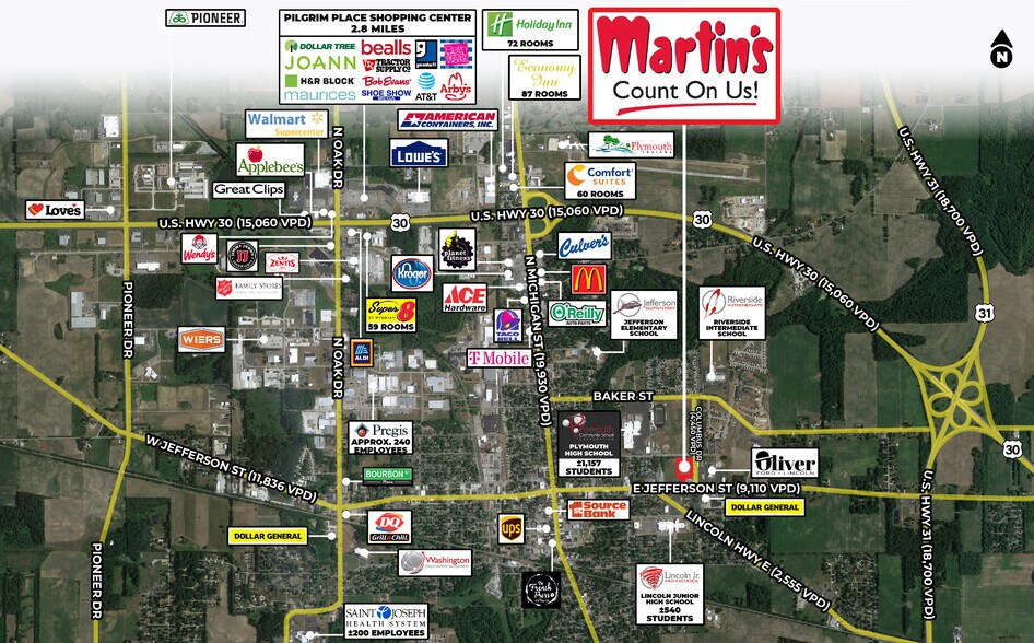 More Photos Of 865 E Jefferson St, Plymouth Supermarket For Sale