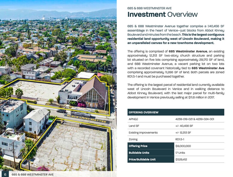 More Photos Of 685-688 Westminster Ave, Venice Land For Sale