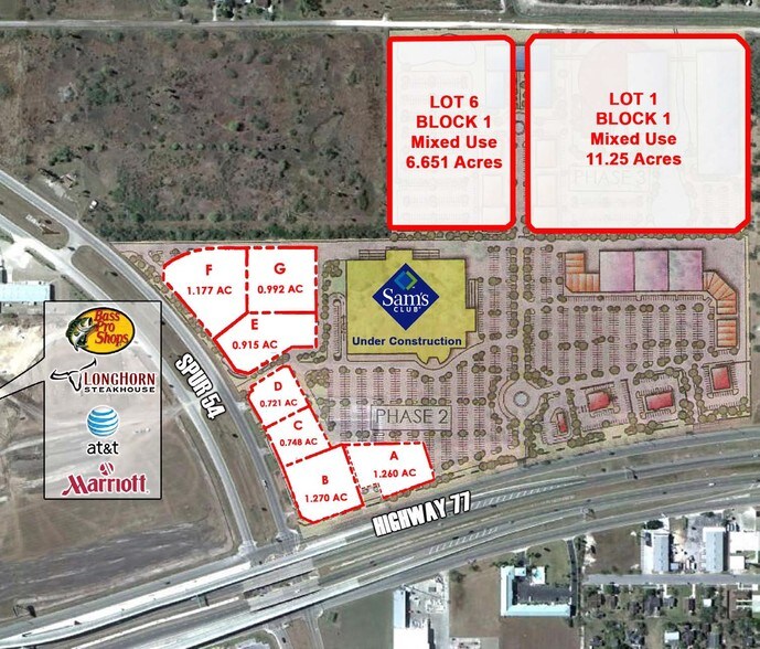 More Photos Of Expressway 77 & Spur 54 @ US 83/Spur 54, Harlingen Land For Lease