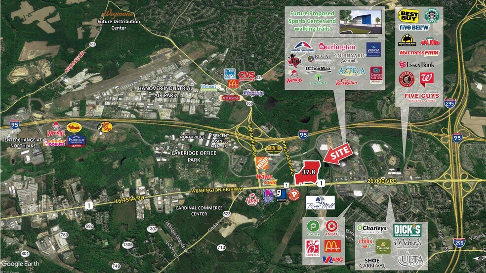 More Photos Of Washington Highway & Kings Acres Rd, Ashland Land For Sale