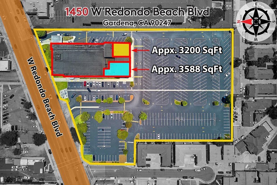 More Photos Of 1450 W Redondo Beach Blvd, Gardena Bank For Lease