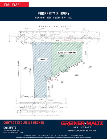 More Photos Of 61 Dobbin St, Brooklyn Land For Lease