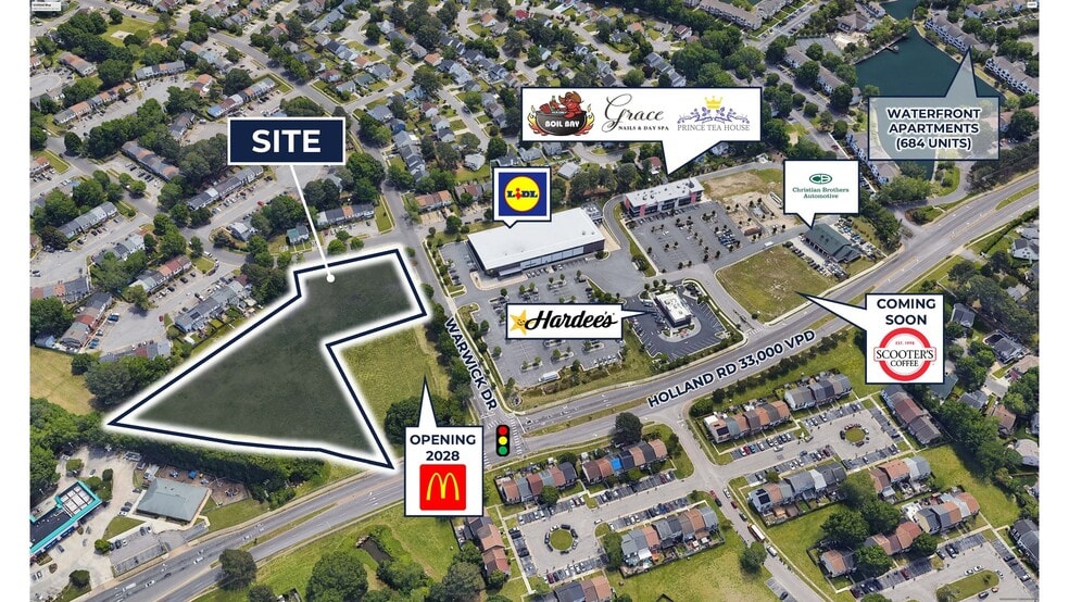 Primary Photo Of 3264 Holland Rd, Virginia Beach Land For Sale