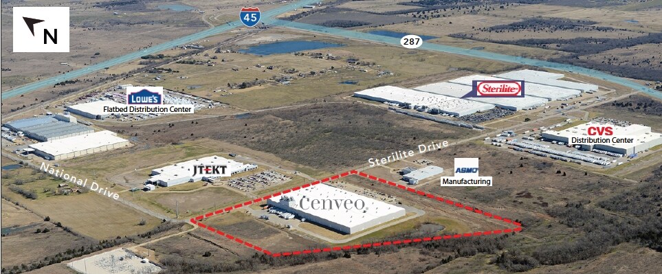 More Photos Of 601 National Dr, Ennis Manufacturing For Sale