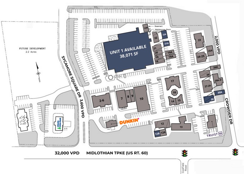 More Photos Of 1220 Sycamore Sq, Midlothian Unknown For Lease