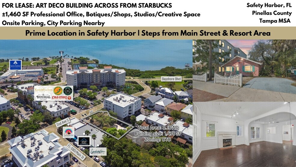 Primary Photo Of 123 2nd Ave S, Safety Harbor Freestanding For Lease