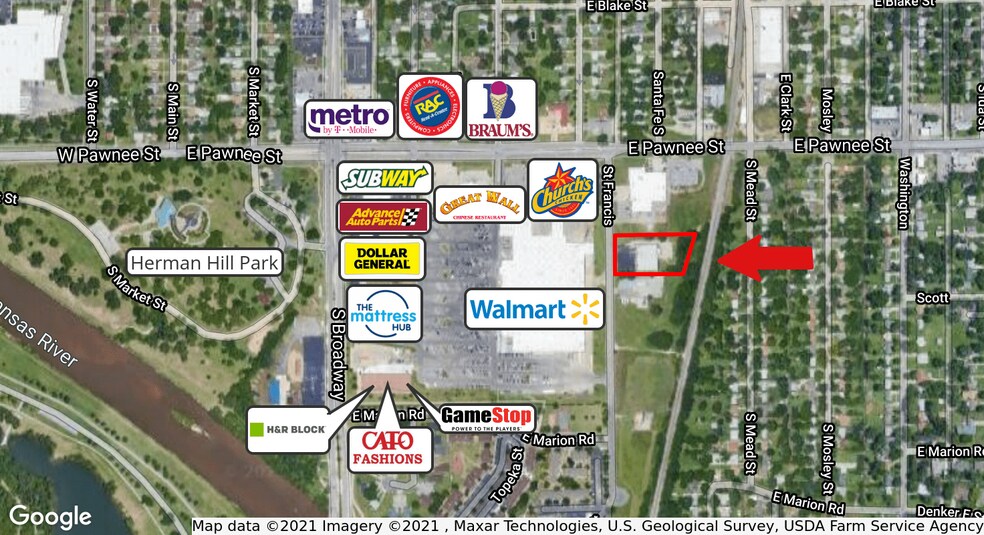 More Photos Of 2424 S St Francis St, Wichita Warehouse For Lease
