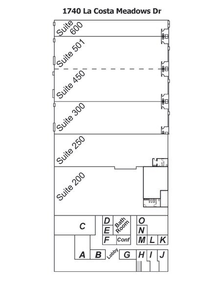 More Photos Of 1740 La Costa Meadows Dr, San Marcos Showroom For Lease