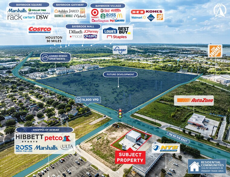 More Photos Of 365 FM 518 Rd, Kemah Freestanding For Sale