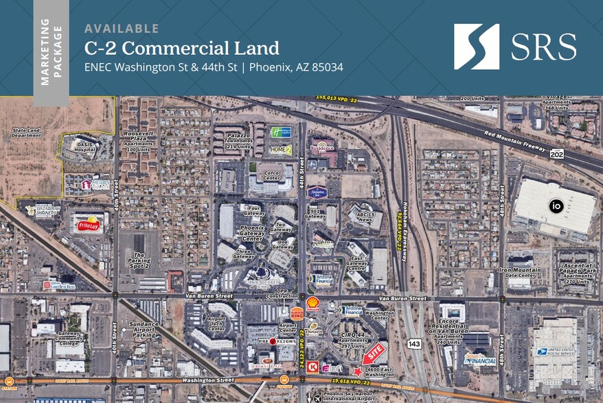 Primary Photo Of E NEC Washington St and 44th Street, Phoenix Land For Sale