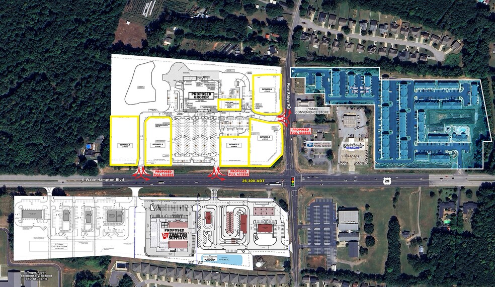 More Photos Of 12561 Wade Hampton Boulevard, Duncan Land For Lease
