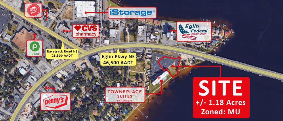 More Photos Of 843 Eglin Pky, Fort Walton Beach Land For Sale