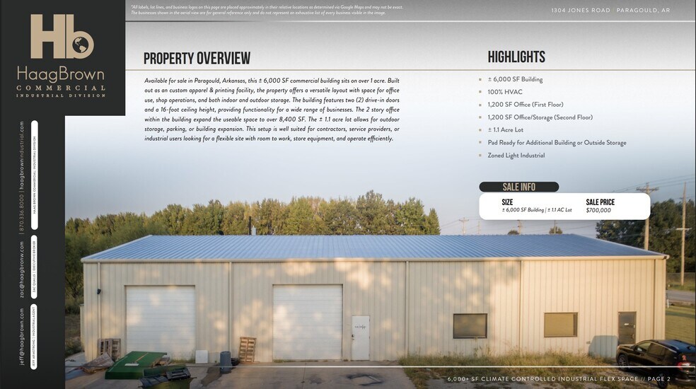 More Photos Of 1304 Jones Rd, Paragould Warehouse For Sale