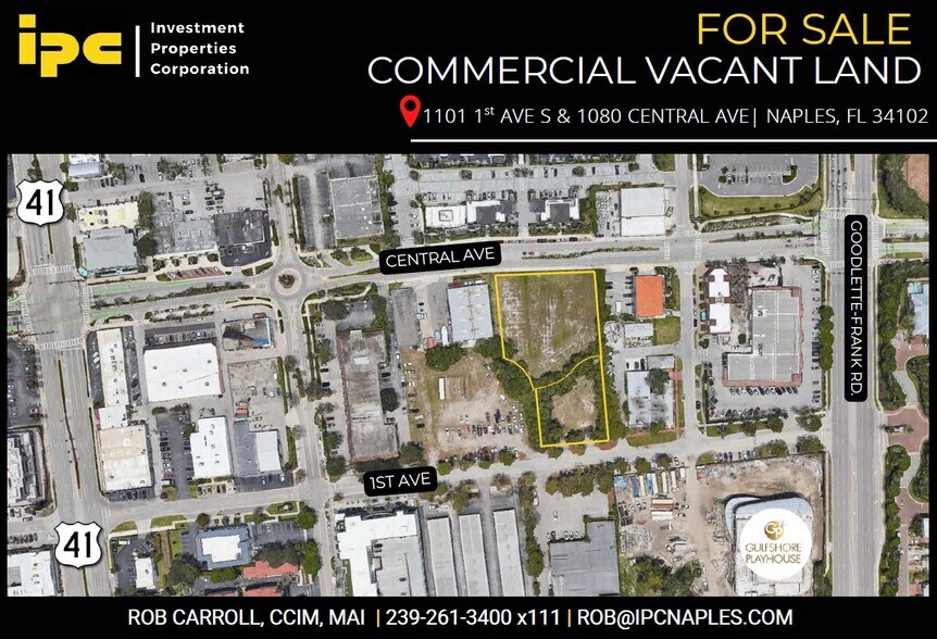 Primary Photo Of 1080 Central Ave, Naples Land For Sale
