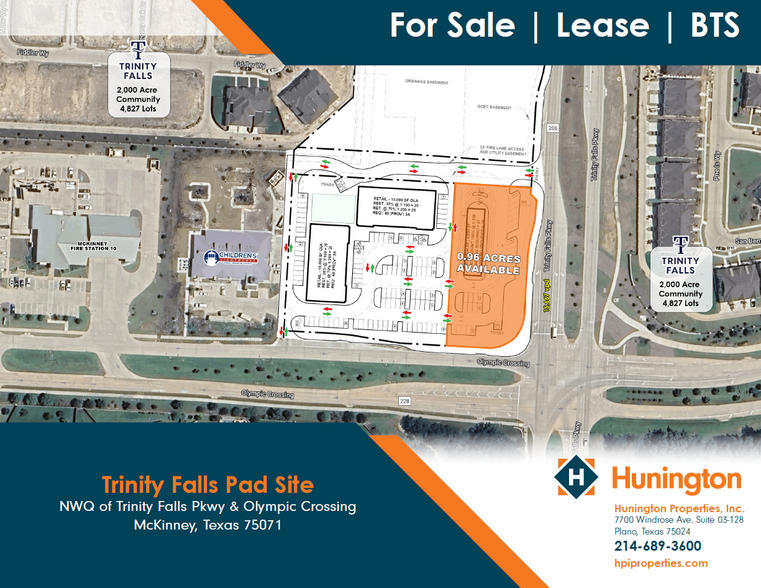 Primary Photo Of NWQ of Trinity Falls Pkwy & Olympic Crossing, McKinney Land For Sale