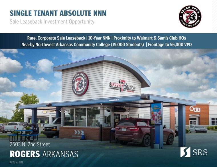 Primary Photo Of 2503 N 2nd St, Rogers Fast Food For Sale