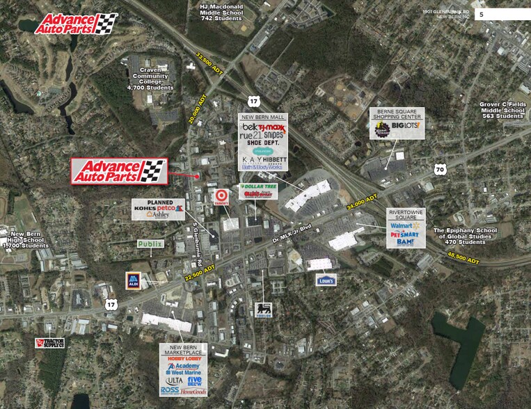 More Photos Of 1901 S Glenburnie Rd, New Bern Auto Repair For Sale