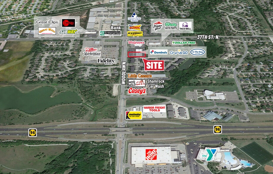 More Photos Of 3700-3708 N Woodlawn Blvd, Wichita Storefront Retail Office For Lease