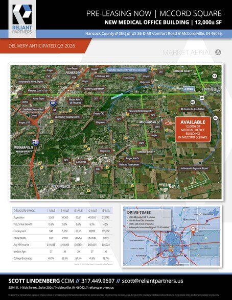 More Photos Of 5950 North Main St, McCordsville Medical For Lease