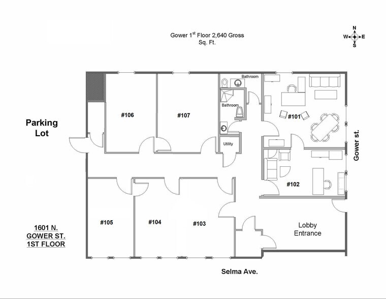 More Photos Of 1601 N Gower St, Los Angeles Office For Sale
