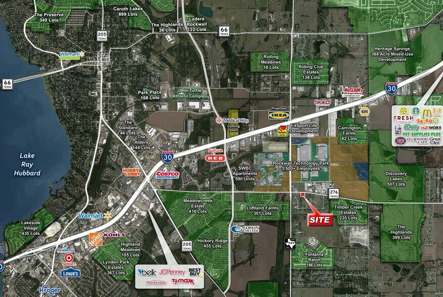 More Photos Of SEQ Highway 276 & FM 549, Rockwall Land For Sale