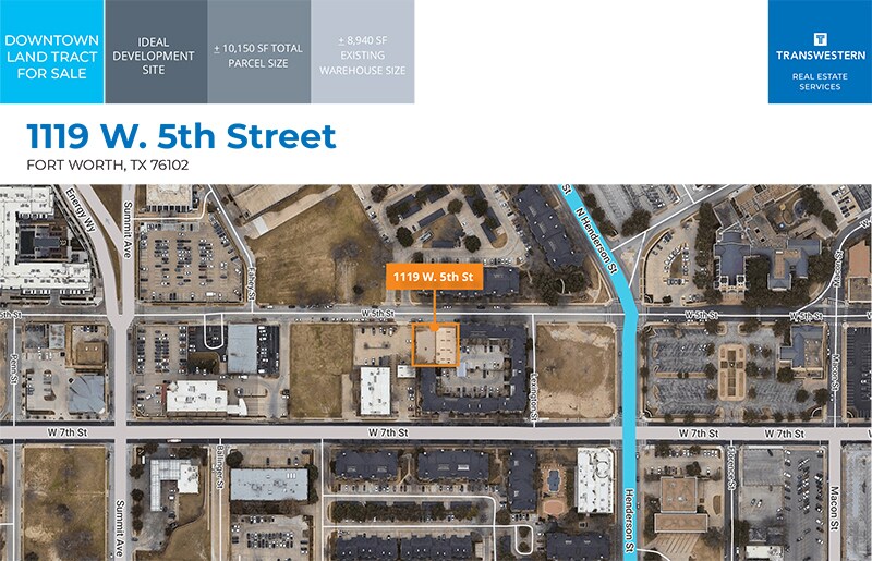 More Photos Of 1119 W 5th St, Fort Worth Land For Sale