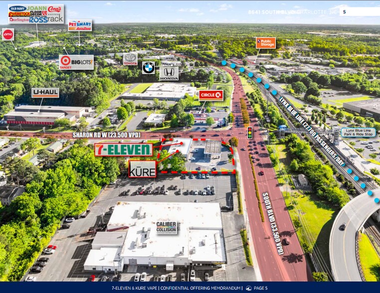 More Photos Of 8641 South Blvd, Charlotte Convenience Store For Sale