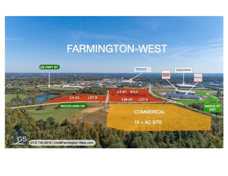 More Photos Of Highway 67 & Maple Street, Farmington Land For Sale