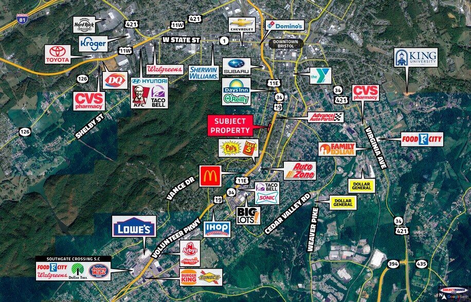 More Photos Of 740 Volunteer Pky, Bristol Storefront Retail Office For Lease