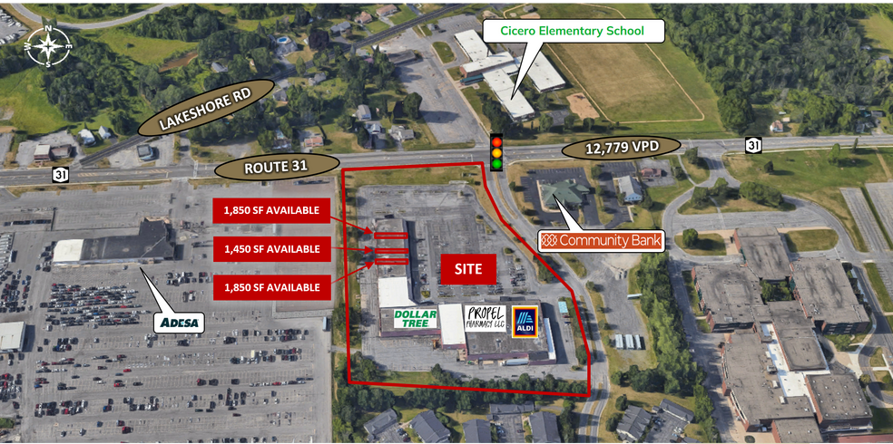 Primary Photo Of 5962-5964 State Route 31, Cicero Supermarket For Lease
