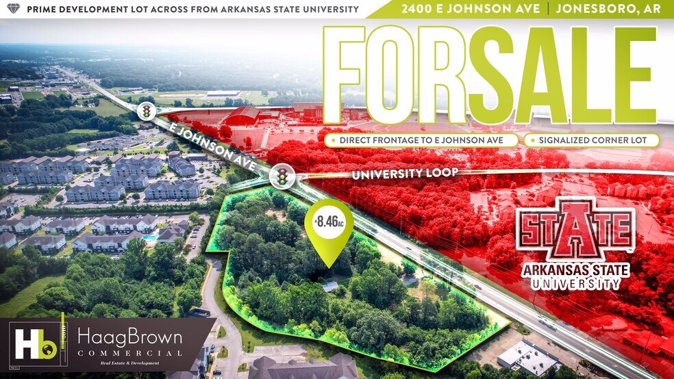 Primary Photo Of 2400 E Johnson Ave, Jonesboro Land For Sale