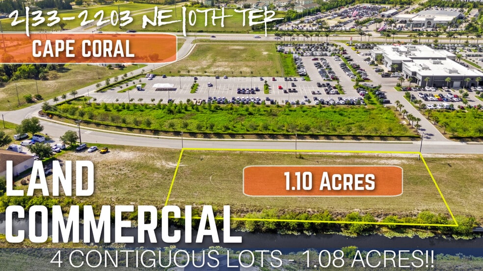 Primary Photo Of 2133-2203 NE 10th Ter, Cape Coral Land For Sale