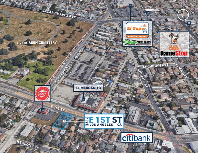More Photos Of 3416 E 1st St, Los Angeles Land For Sale
