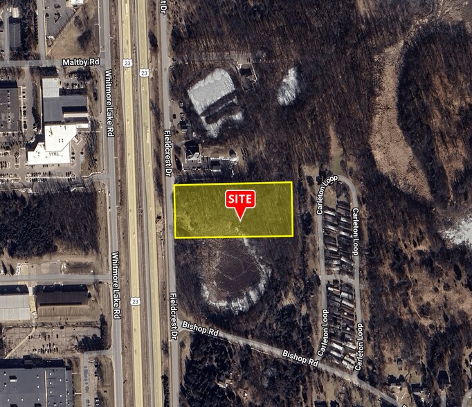 Primary Photo Of Fieldcrest Dr @ US-23/Bishop Rd., Green Oak Township Land For Sale