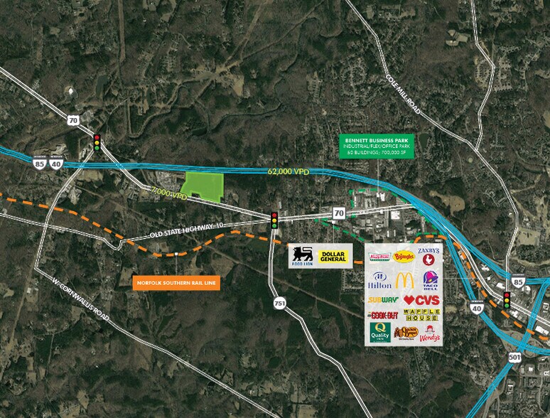 More Photos Of 5818 US Highway 70 E, Durham Land For Sale